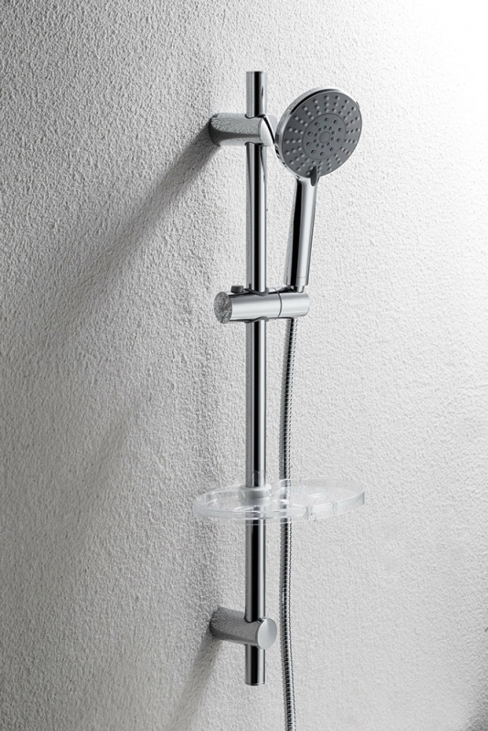 Штанга для душа с мыльницей