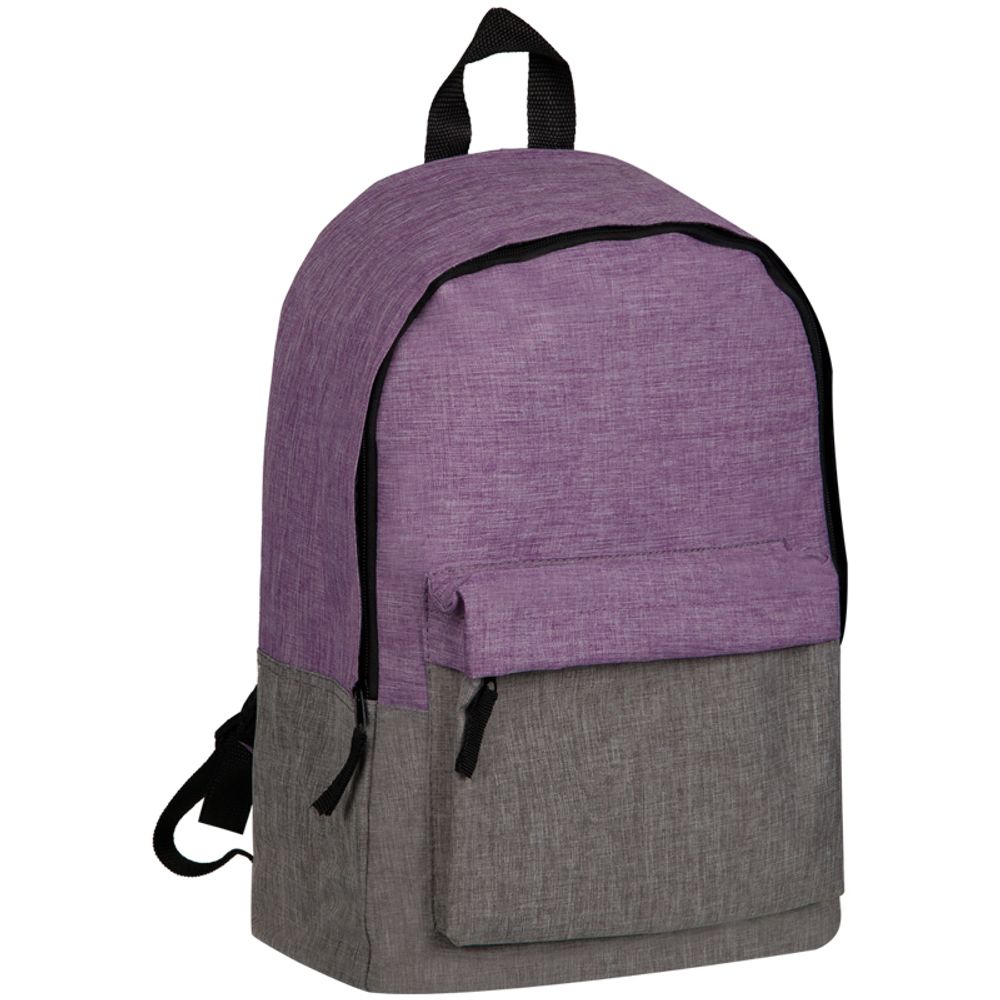 Рюкзак ArtSpace Street, 40*29*18см, 1 отделение, 3 кармана, сиреневый/серый