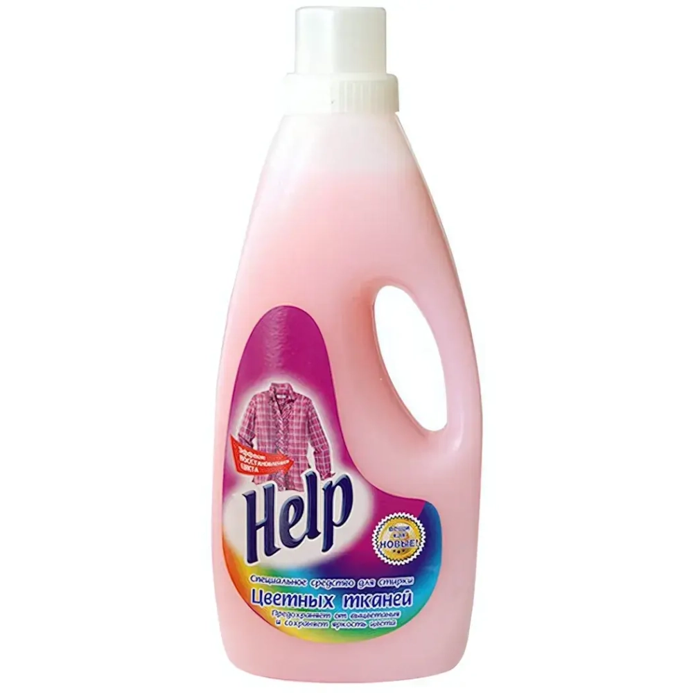 Гель для стирки ХЕЛП цветного белья 1л