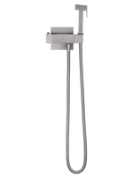 Смеситель с гигиеническим душем и термостатом встраиваемый WONZON & WOGHAND, Темный графит (WW-88819903-BGM)