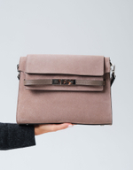 Замшевая сумка Rachel DBR 31361 капучино