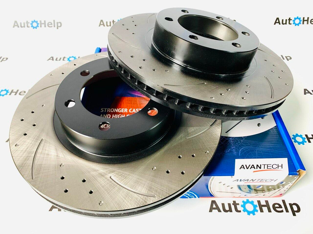 Диск тормозной перфорированный Avantech BR1805S передний правый 337,6mm