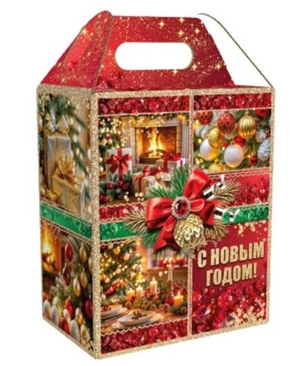 Подарочная коробка для конфет "Время Волшебства" 1000гр (1/60шт)