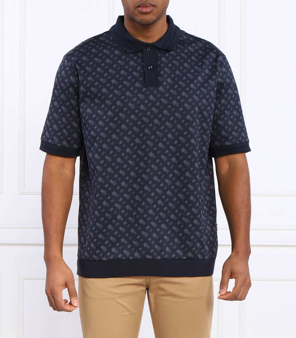 поло parler BOSS BLACK - темно-синий(50486168)