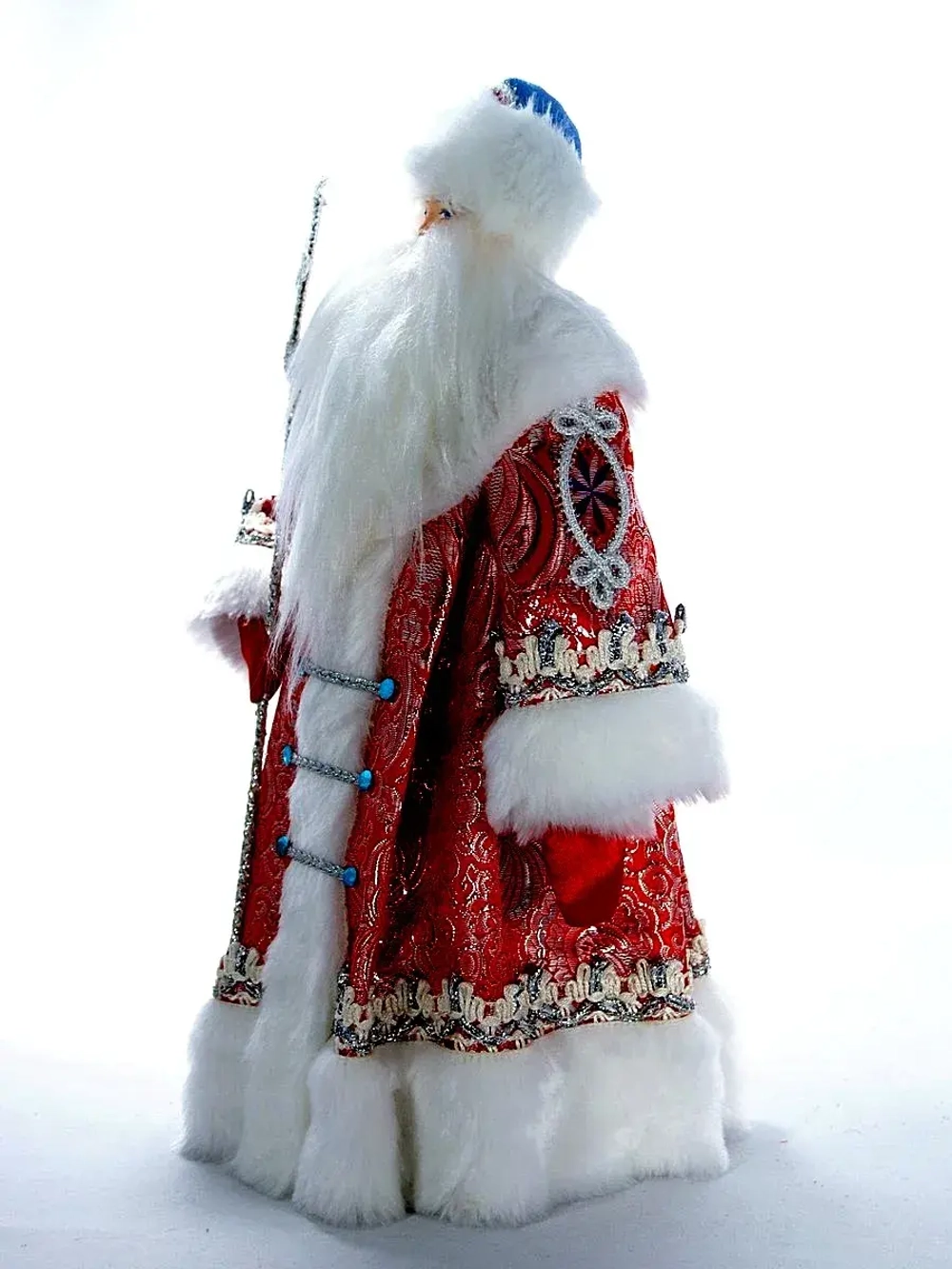 Кукла фарфоровая под елку Дед Мороз