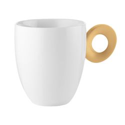 Кружка Everyday, 250 мл, белая/желтая