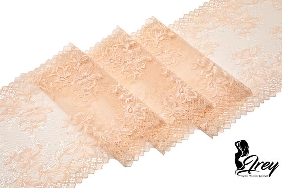 03-277 ОПТ Кружево эластичное 24 см, телесный 126