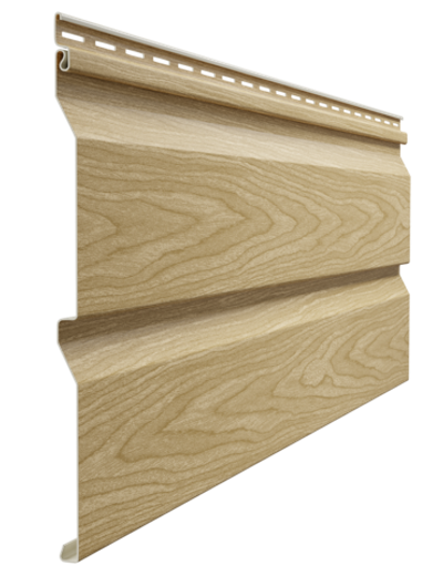 Сайдинг LUX под дерево, Корабельный брус, зрелый каштан