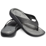 Шлепанцы Crocs LiteRide Flip Black Slate Grey