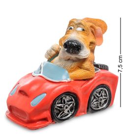 RV-918 Статуэтка Собака Бигль «Желаю драйва по жизни» (W.Stratford)