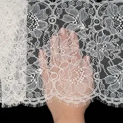 Кружево реснички жасмин нежный (20*290 см)