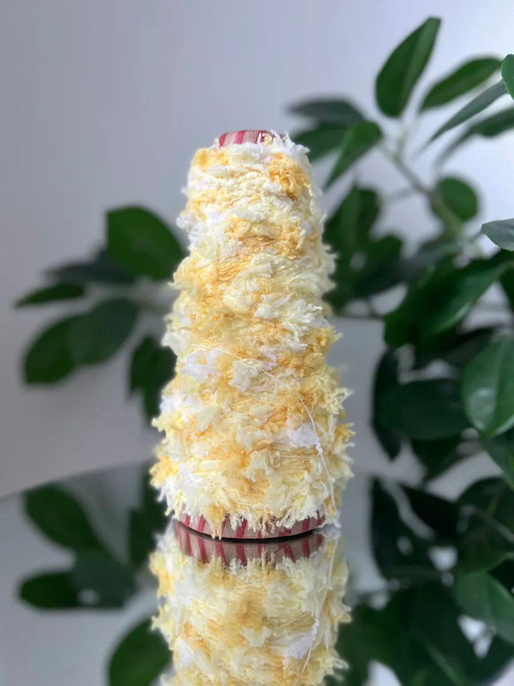 Пряжа Единорог UNICORN мультиколор с шишибриками 50 g