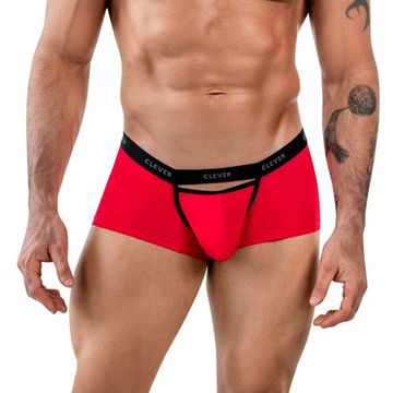 Мужские трусы хипсы красные Clever Moda TOKIO LATIN BOXER 186605