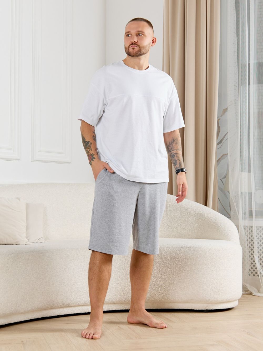 Шорты мужские Тор-5.2 Виотекс СЕРЫЙ МЕЛАНЖ