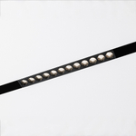 Магнитный трековый светильник MKL-102-12W4K-B Черный 220x22x44, 48V, 12W 960 lm 4000 К 36°, LED Osram, CRI>90