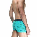 Трусы мужские боксеры голубые с принтом DARKZONE DZN2638