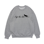 Свитшот "Овчарка - сердечный ритм"