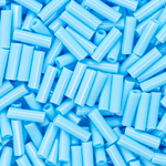 Японский бисер TOHO Bugle (стеклярус) 6mm (№43), непрозрачный глянцевый