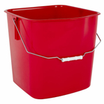 Ведро УНИВЕРСАЛЬНОЕ 25 л, КРАСНОЕ, подходит для уборочных тележек, уборки, хранения, пластик, 25EC/5