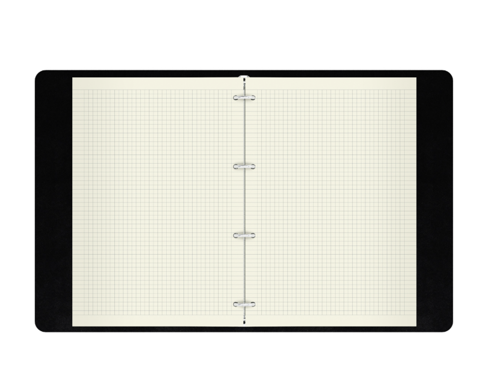 Тетрадь на кольцах А4, 120л., кожзам,  BG "Моно. Коричневый", иск. кожа, тиснение N4r120 66417