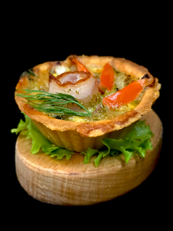 Киш с беконом