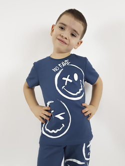 01-123-5 Комплект фуфайка+шорты для мальчика Luneva