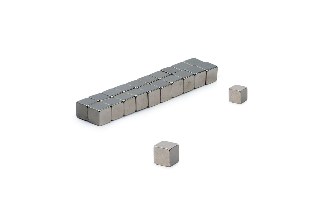 Неодимовый магнит прямоугольный 5х5х5 мм