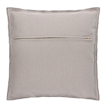 Чехол на подушку из фактурного хлопка серого цвета с контрастным кантом из коллекции essential, 45х45 см