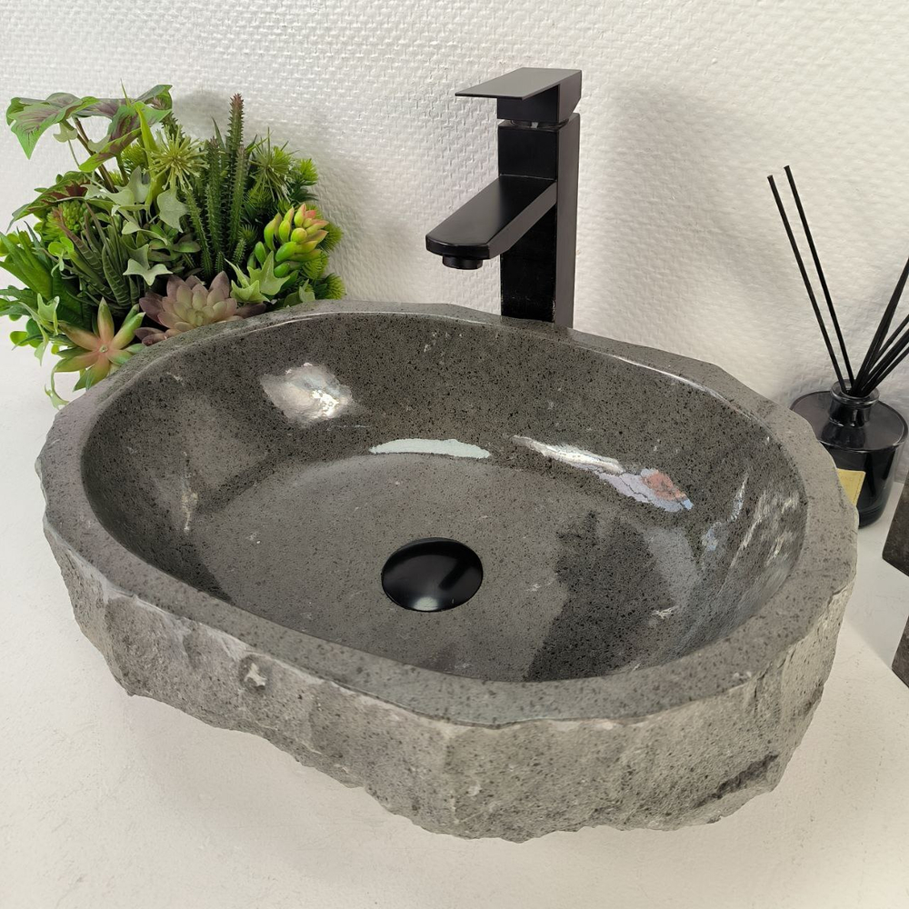 Раковина из андезита Erozy Grey EA-65561 46*34*14 0038