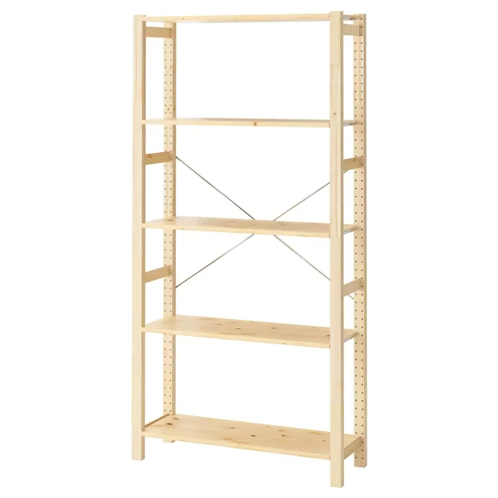 Стеллаж - IKEA IVAR, 89х30х179 см, сосна, ИВАР ИКЕА