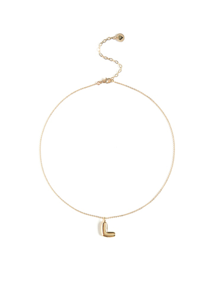 Колье с буквой