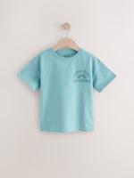 Футболка для девочки Next AG5-836, 3 шт., Розовый, Голубой, Белый