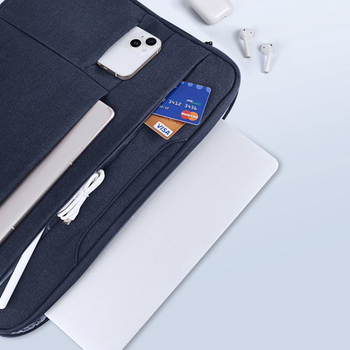 Ручная сумка темно-синего цвета с несколькими карманами для ноутбука или планшета размером от 15.5 до 16 дюймов, серия LBTD Series