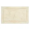 Коврик для ванной из хлопка ворсовый кремового цвета из коллекции essential, 50х80 см