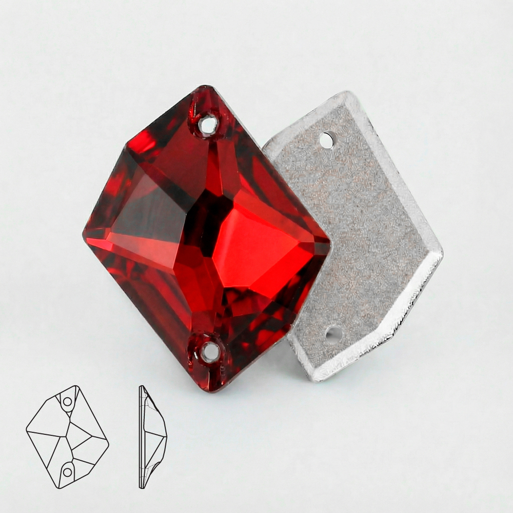 Пришивные стразы Cosmic Red (Dark Siam)