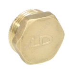 Заглушка латунь Ду 50 (2") НР LD LD.65.505.50