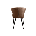 Стул Richard ромб, бархат коричневый 12