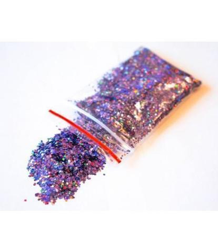 Блестки на развес круглые лиловые 10 гр 1 мм