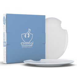 Набор тарелок tassen with bite, 2 шт, 20 см