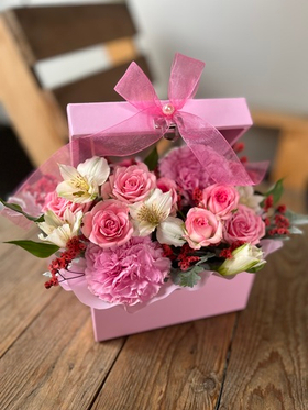 Композиция "Розовое настроение"