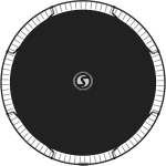 Батут SWOLLEN Prime Black 14 FT