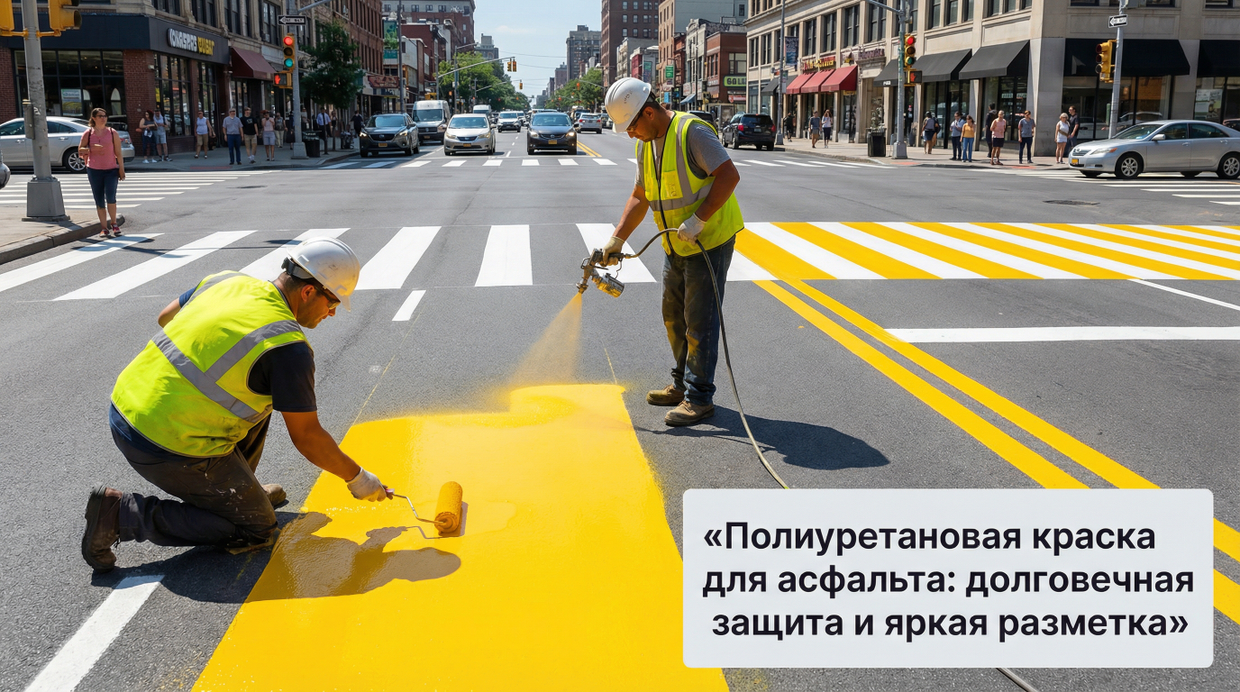 Полиуретановая краска для асфальта: свойства, применение, нанесение и выбор