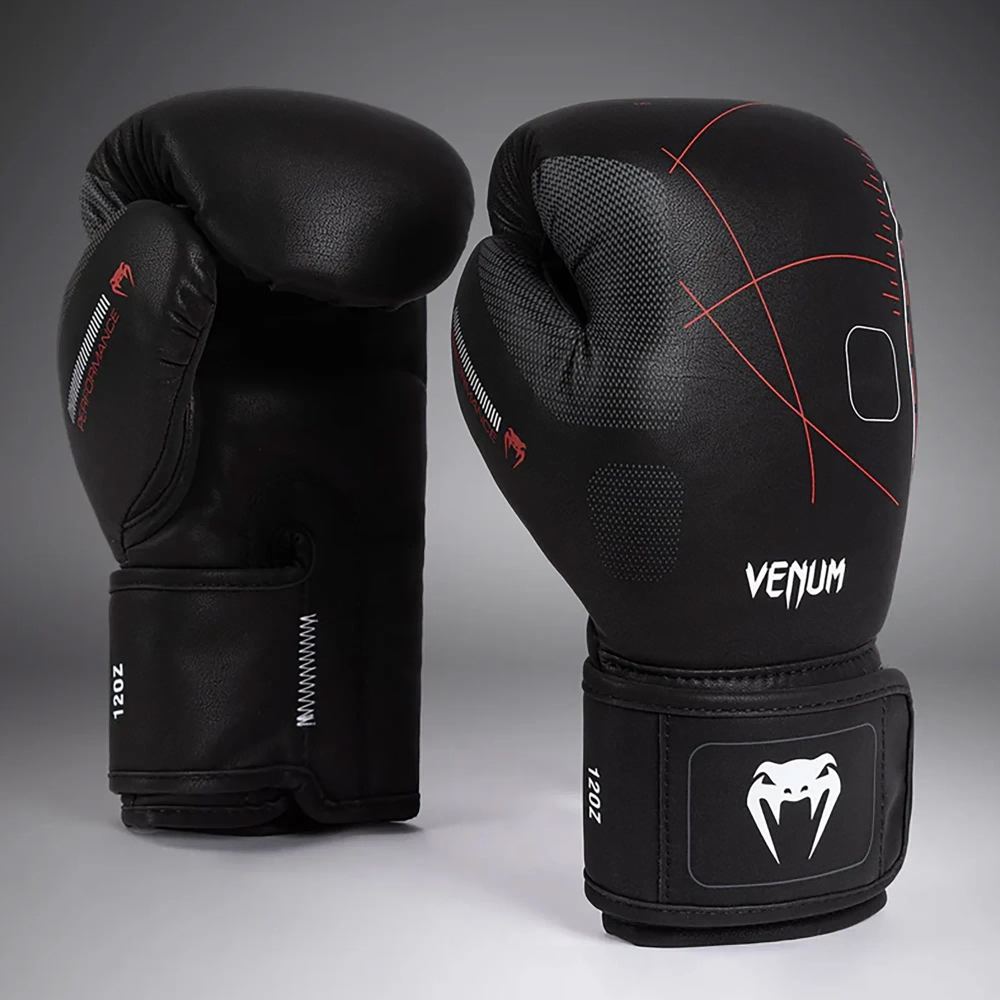 Боксёрские перчатки Venum Tactical XT black/fire red