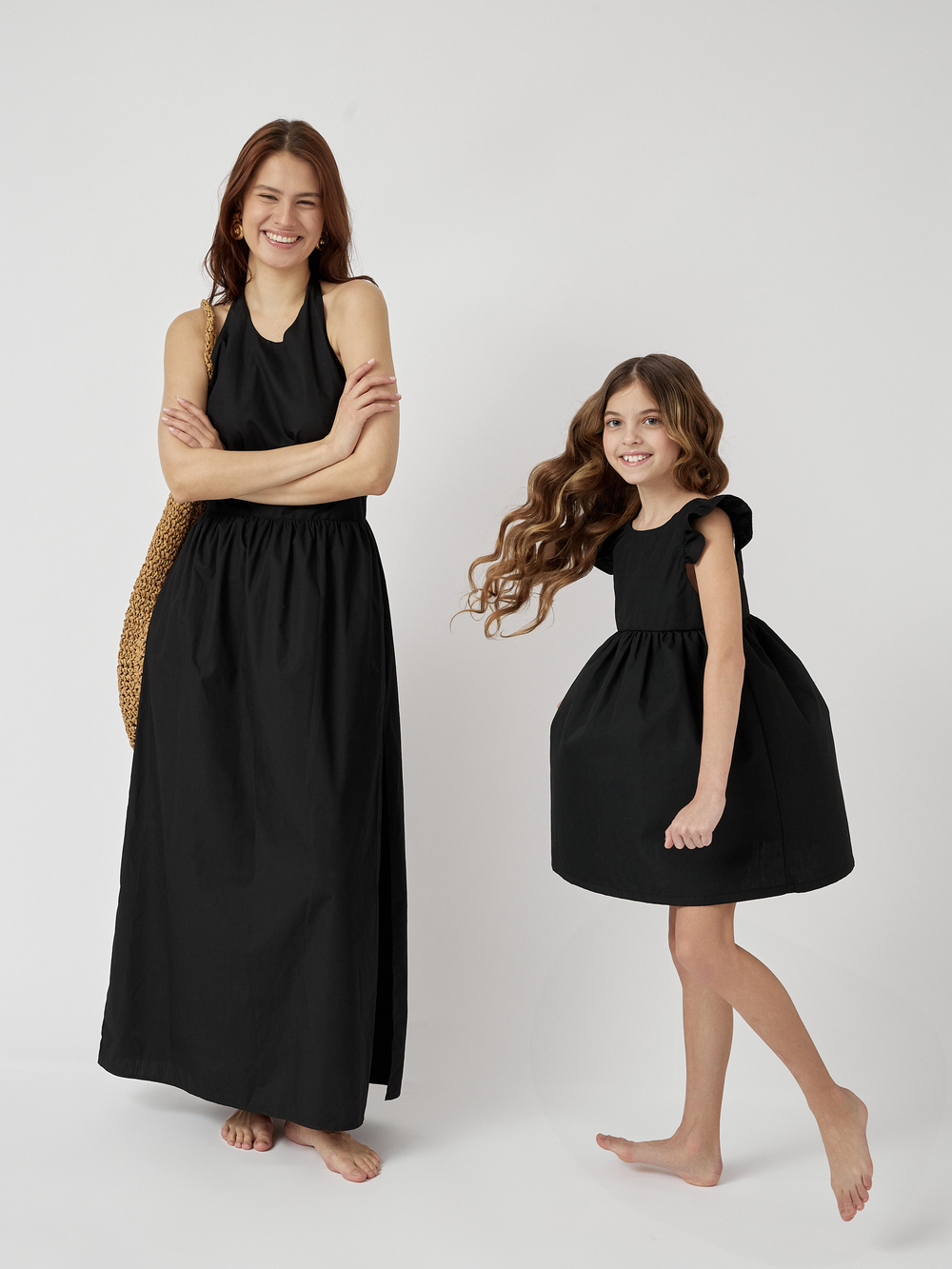 Сарафан макси с открытой спинкой