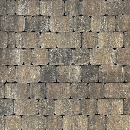 Тротуарная плитка КЛАССИКО - Листопад гладкий Старый замок, комплект из 3 видов плит