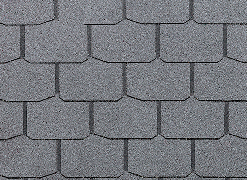 Гибкая черепица Simple Крона Серый