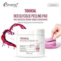 Esthetic House Toxheal Red Glycolic Peeling Pad пилинг-подушечки с гликолевой кислотой