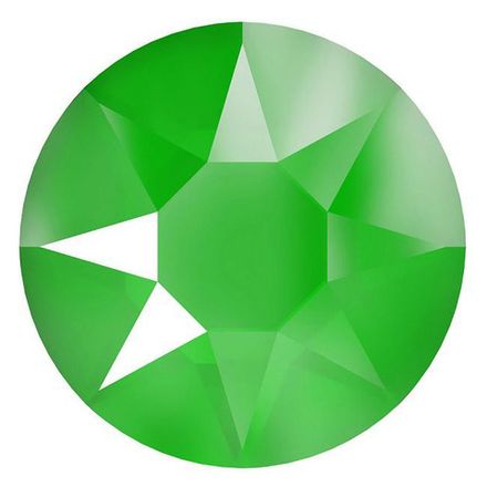 evoli 2088 Flatback Crystals No Hotfix - Electric Green