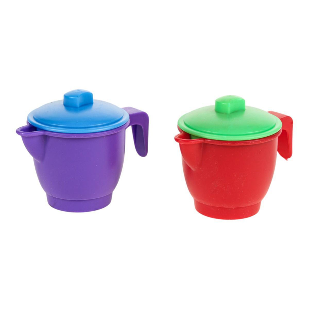 Пластмассовый игрушечный набор "Посуда с корзинкой" РР 2015-004