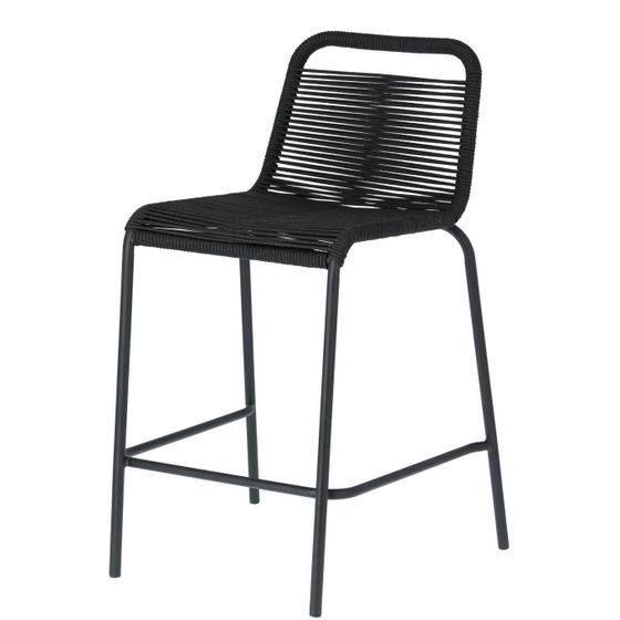 Полубарный стул Glenville 62 см черный